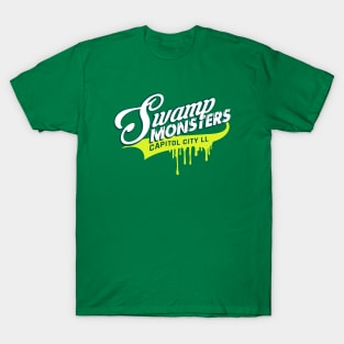 Swamp Monsters Little League name logo T-Shirt